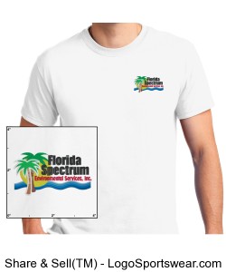 Florida-Spectrum Environmental Embroidered Logo T-Shirt Design Zoom